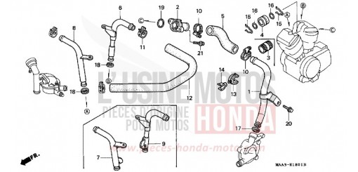 WASSERROHR (VT1100CV/CW/C2) VT1100C2T de 1996